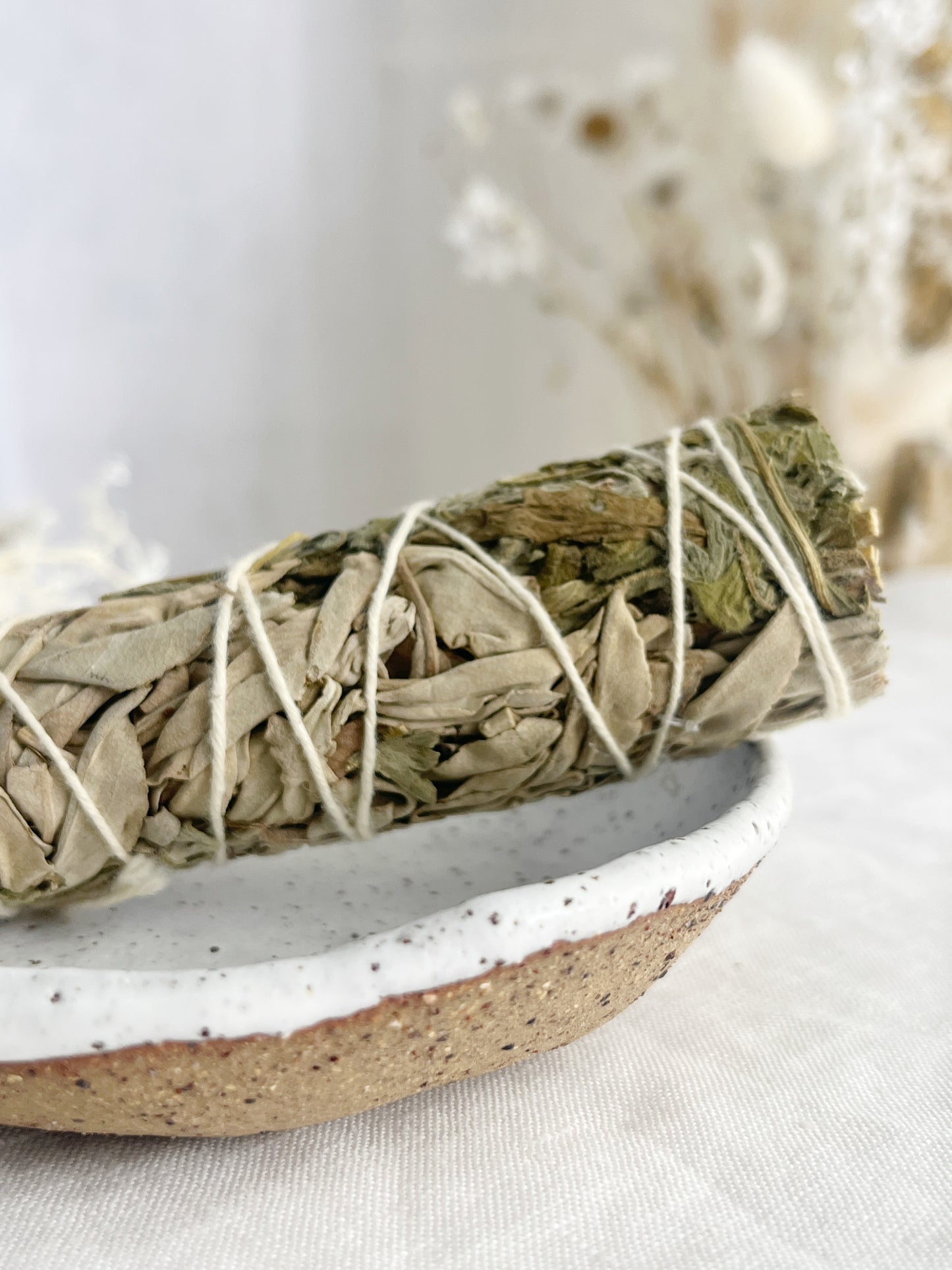 MUGWORT + WHITE SAGE || SMUDGE STICK