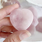 ROSE QUARTZ HEART WORRY STONE || INTUITIVELY CHOSEN