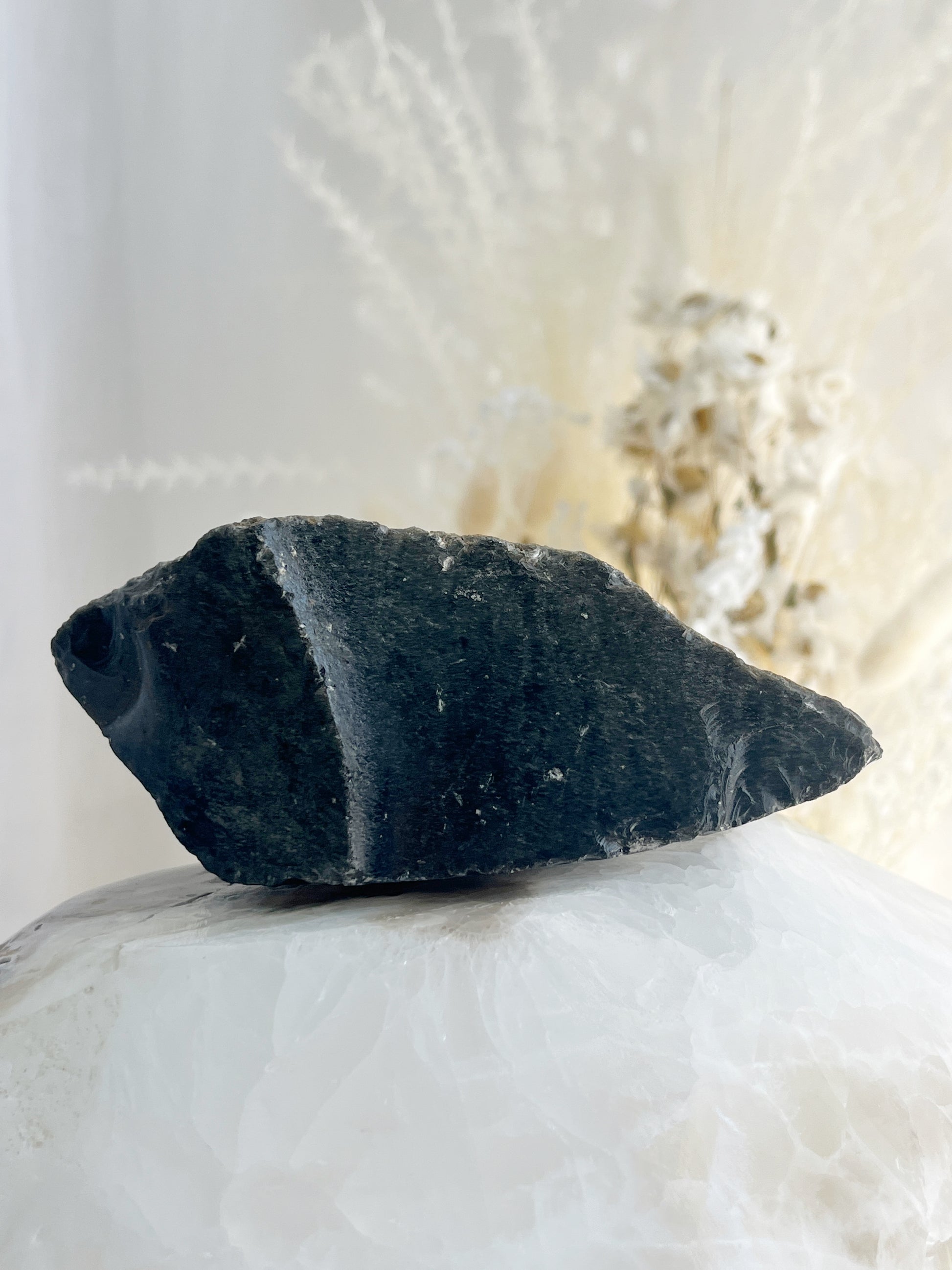 BLACK OBSIDIAN ROUGH, 31065, STONED AND SAGED AUSTRALIA