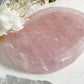ROSE QUARTZ CRYSTAL BOWL TRAY TRINKET DISH AUSTRALIA SELF LOVE LOVE COMPASSION STONED AND SAGED 