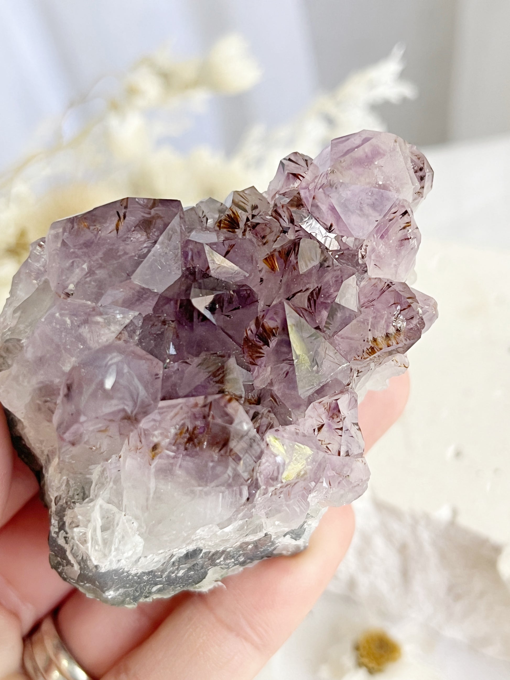 AMETHYST CLUSTER. STONED AND SAGED AUSTRALIA.