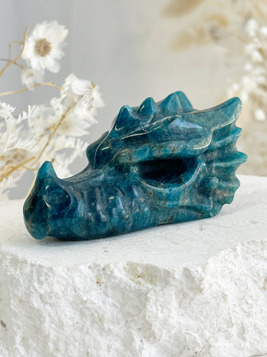 APATITE CRYSTAL DRAGON AUSTRALIA STONED AND SAGED