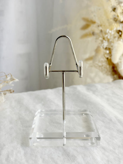 ACRYLIC + METAL SPECIMEN STAND