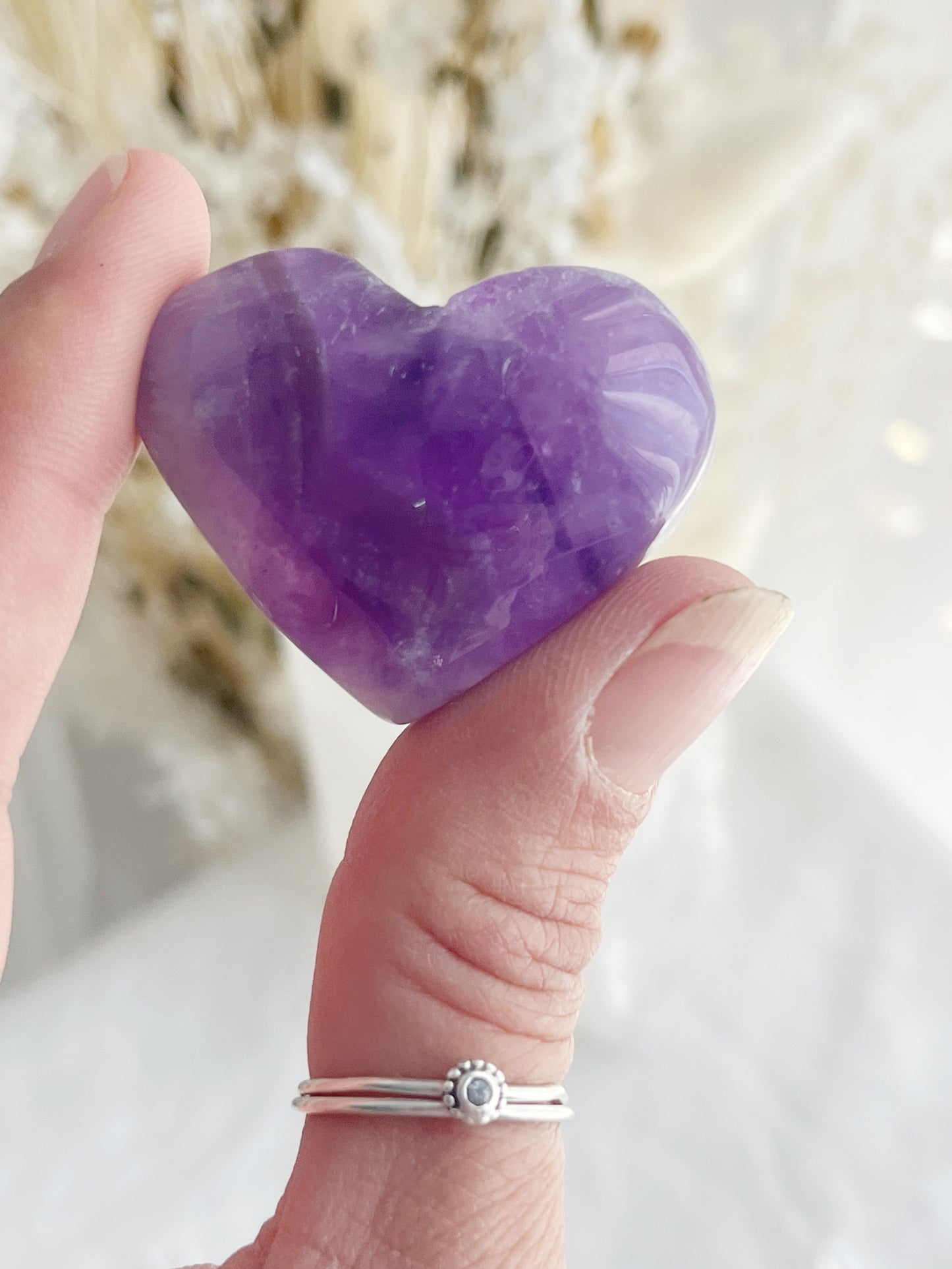 AMETHYST HEART. STONED AND SAGED AUSTRALIA.