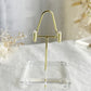 ACRYLIC METAL SPECIMEN CRYSTAL DISPLAY STAND AUSTRALIA GOLD SILVER BLACK