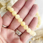 ORANGE CALCITE BEAD BRACELET | 8MM