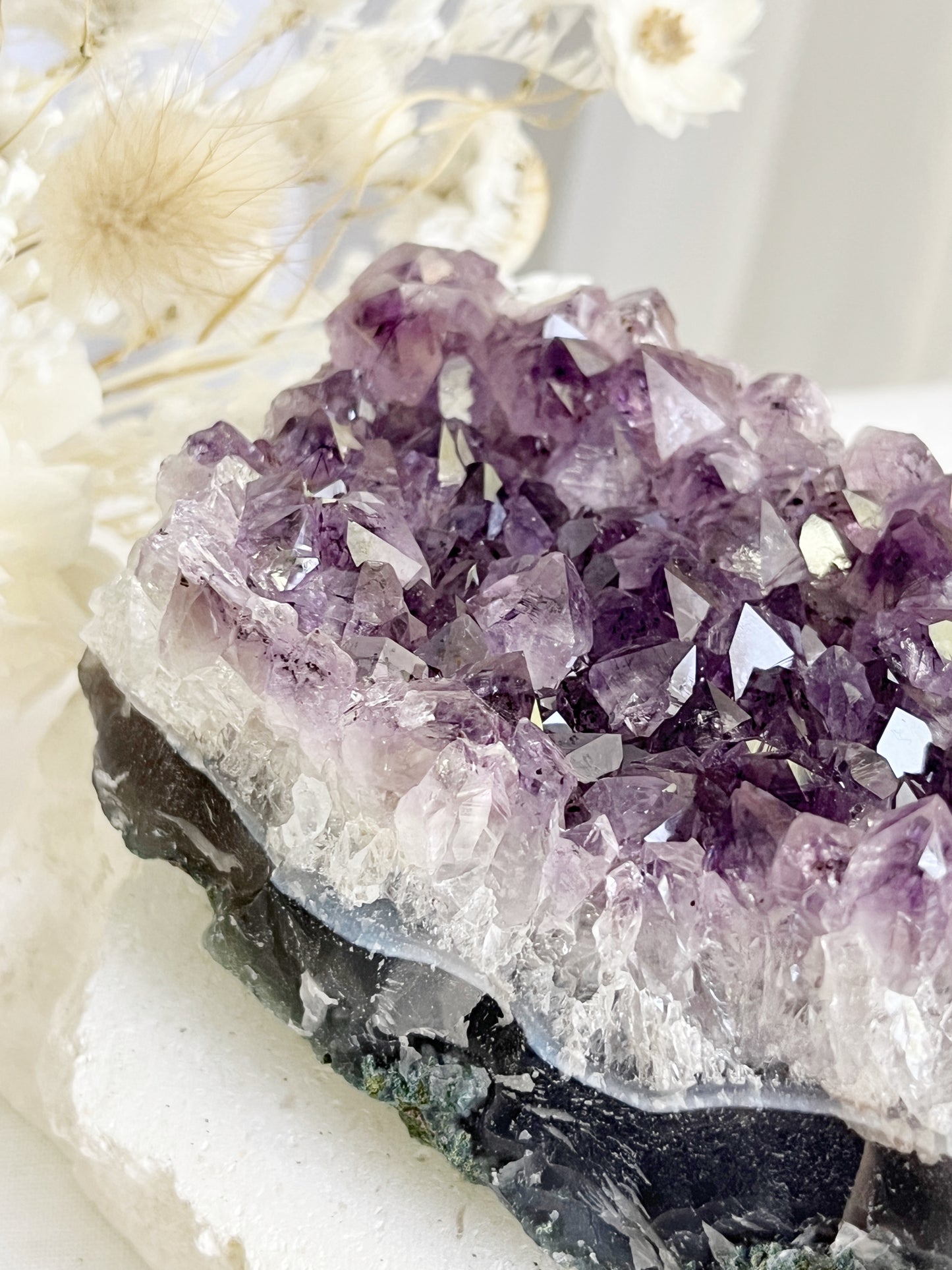 AMETHYST CLUSTER. STONED AND SAGED AUSTRALIA.