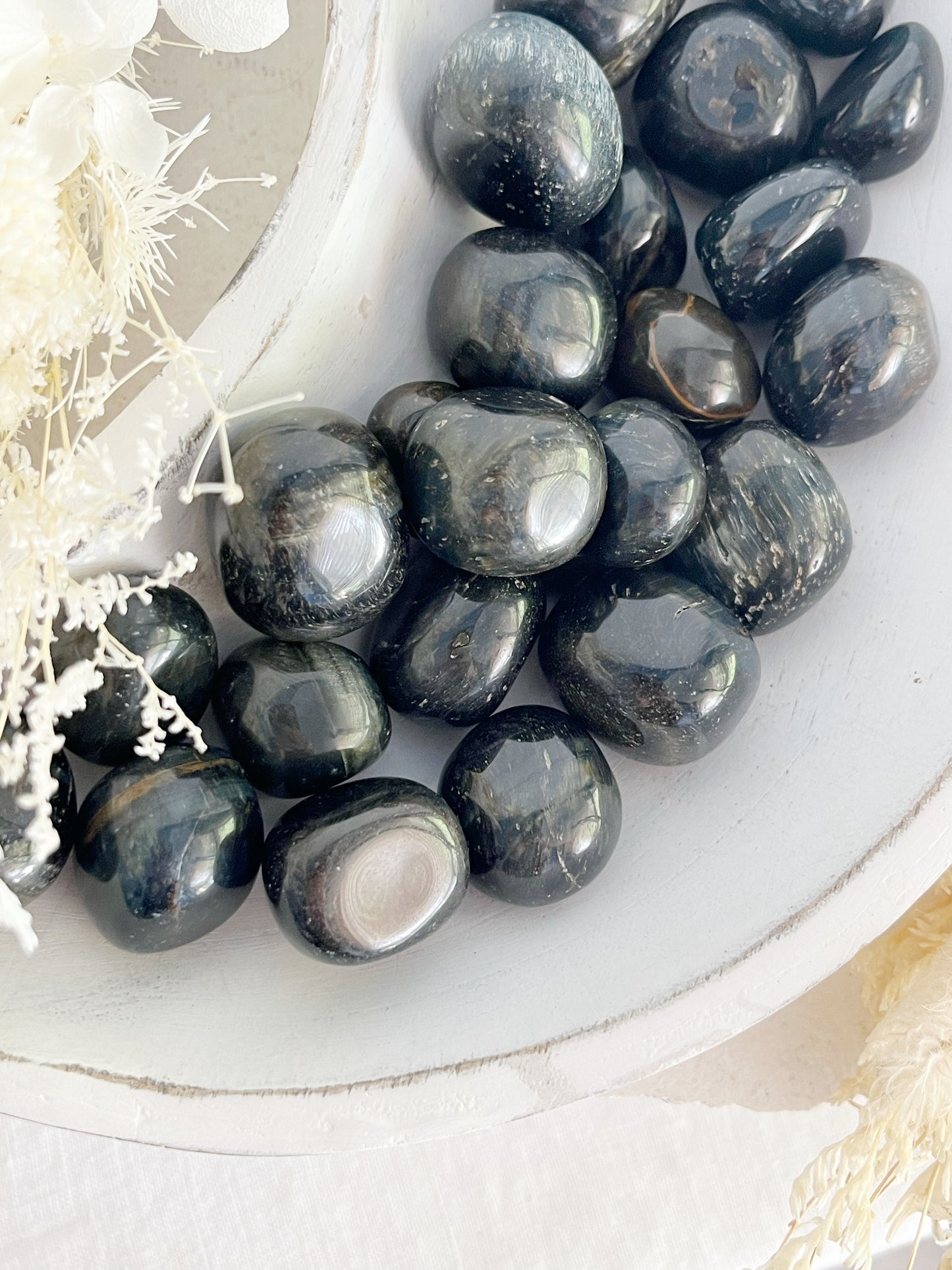 BLUE TIGERS EYE TUMBLE | INTUITIVELY CHOSEN