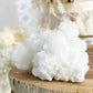 WHITE ARAGONITE CLUSTER, STONED AND SAGED AUSTRALIA