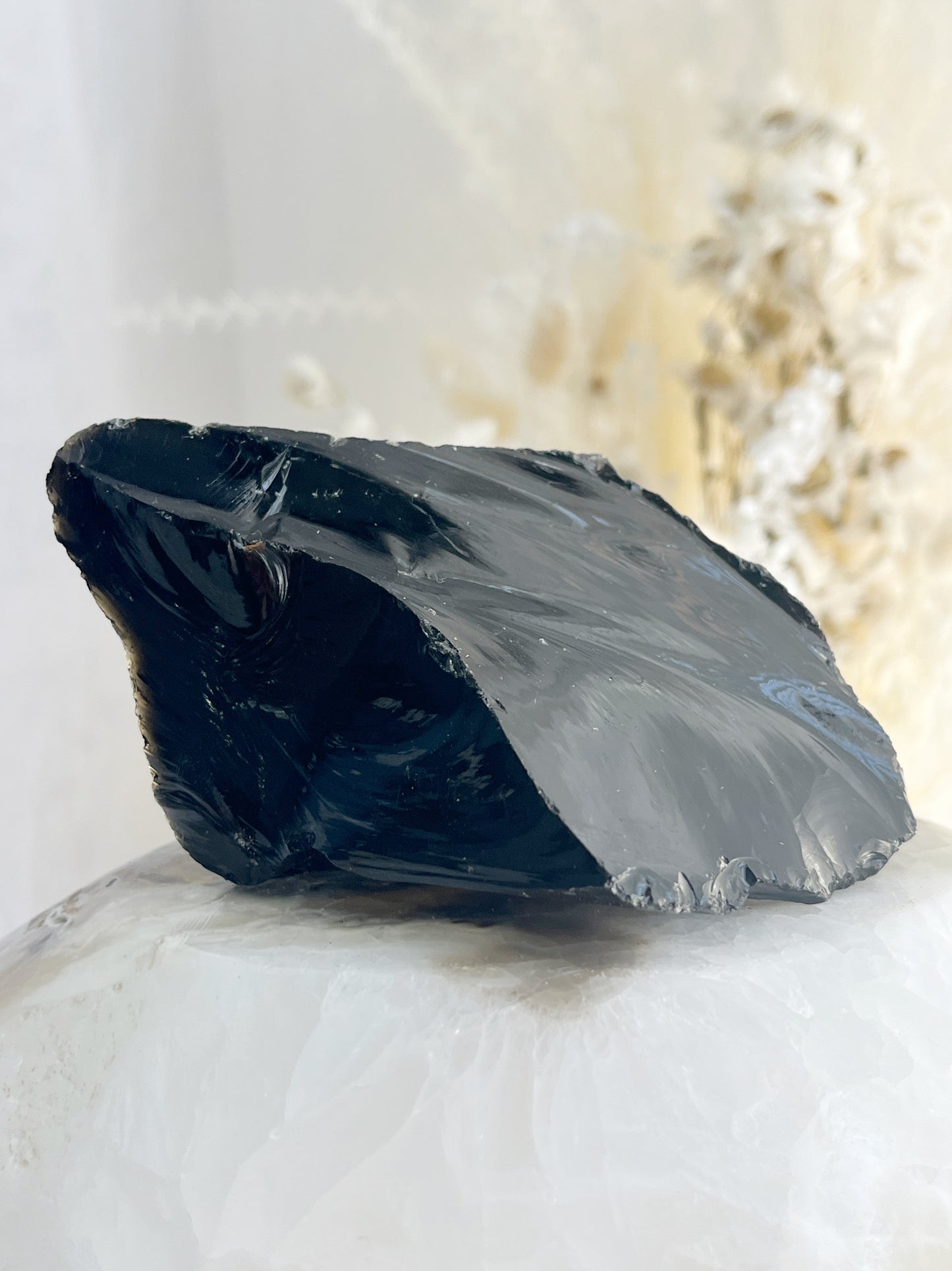 BLACK OBSIDIAN ROUGH, 31066, STONED AND SAGED AUSTRALIA