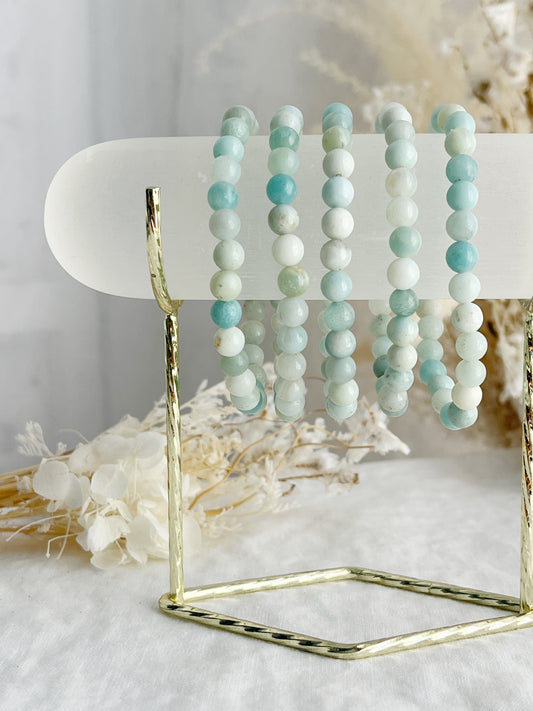 AMAZONITE BEAD BRACELET || 6MM INTUITIVELY CHOSEN