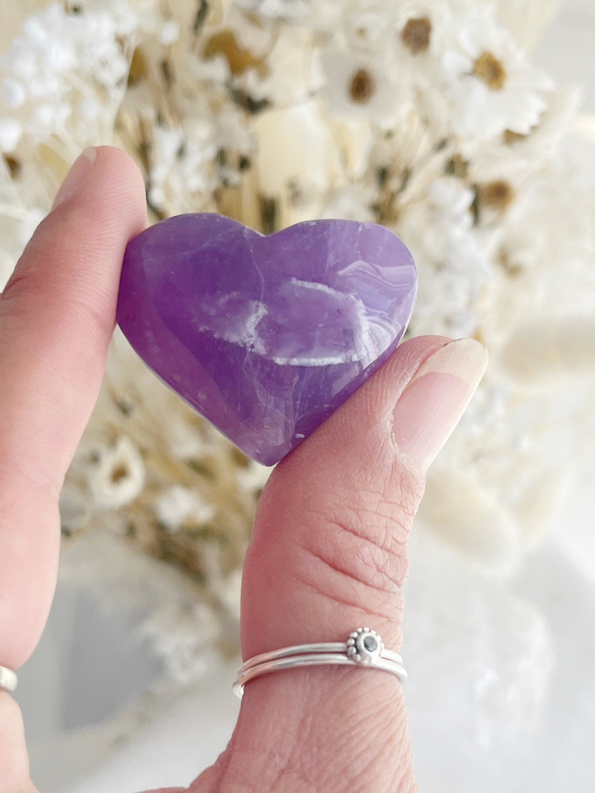 AMETHYST HEART. STONED AND SAGED AUSTRALIA.