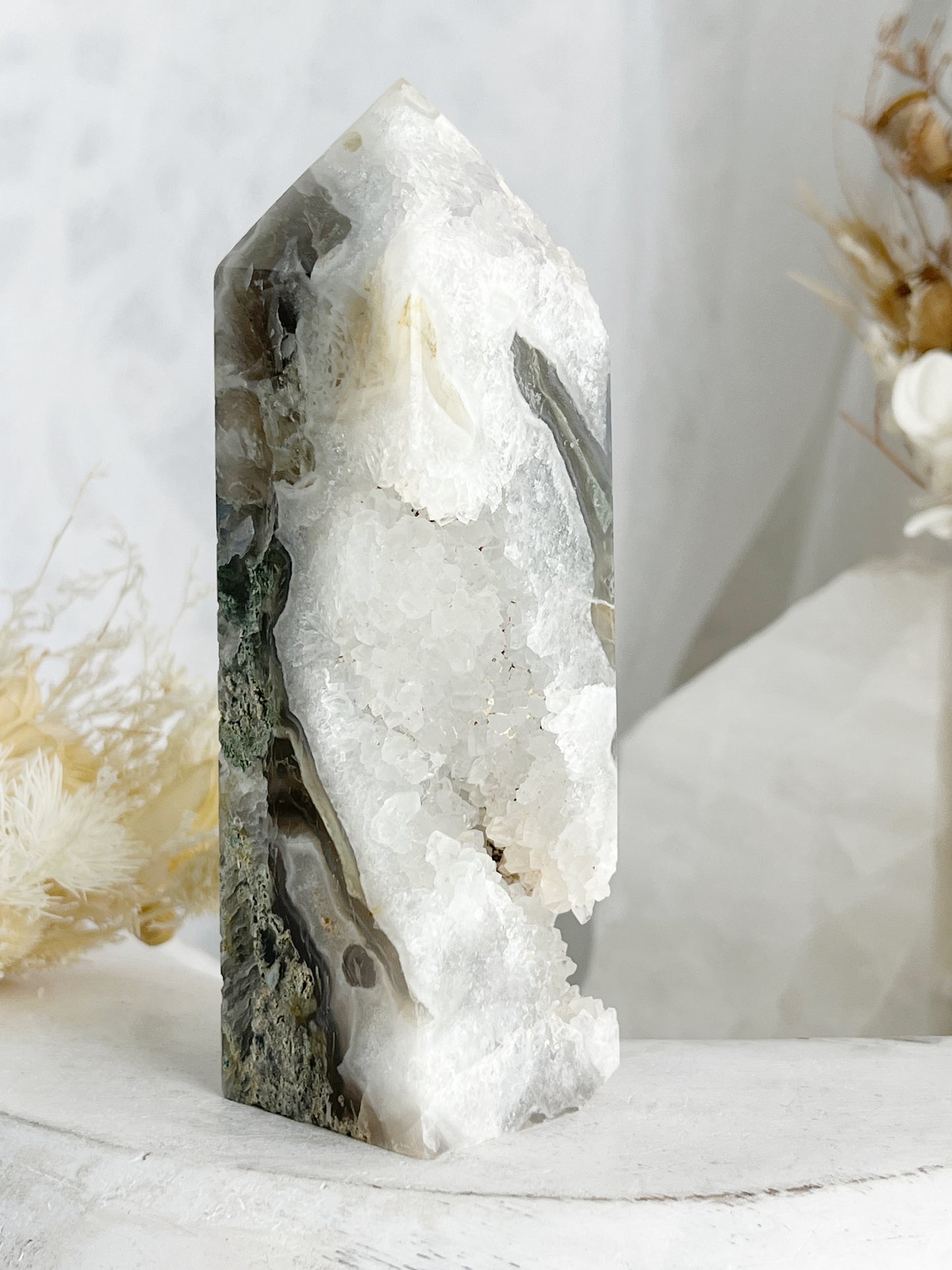 MOSS AGATE TOWER, STONED AND SAGED AUSTRALIA