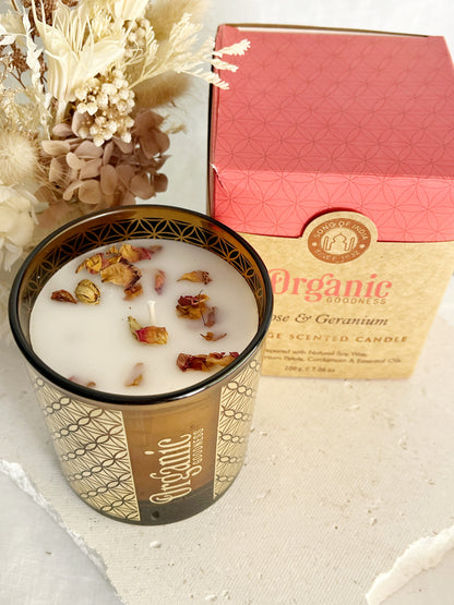 ORGANIC GOODNESS CANDLE | GLASS VOTIVE