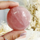 ROSE QUARTZ SPHERE || 31759