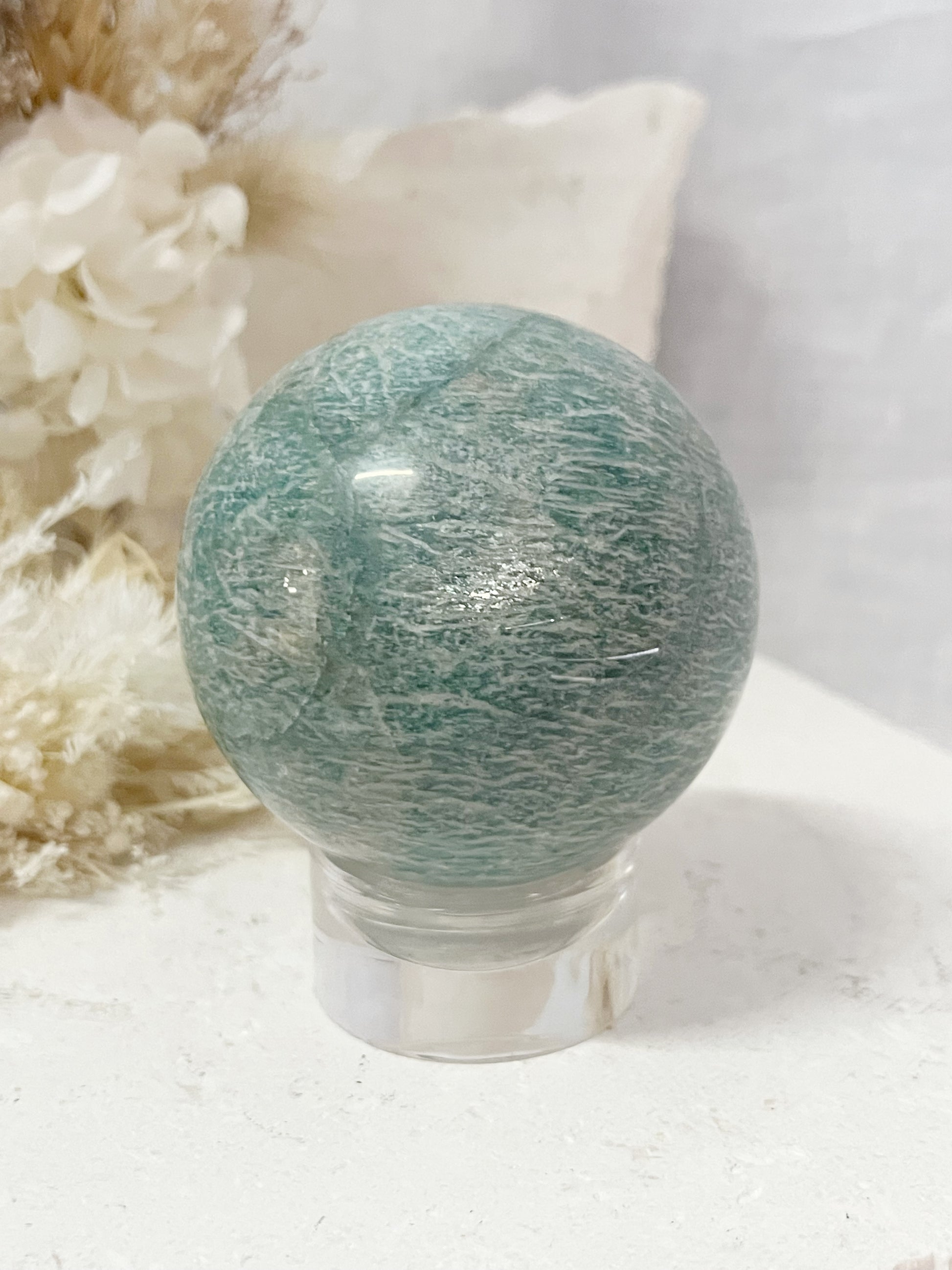 AMAZONITE SPHERE STONED AND SAGED SHOP AUSTRALIA