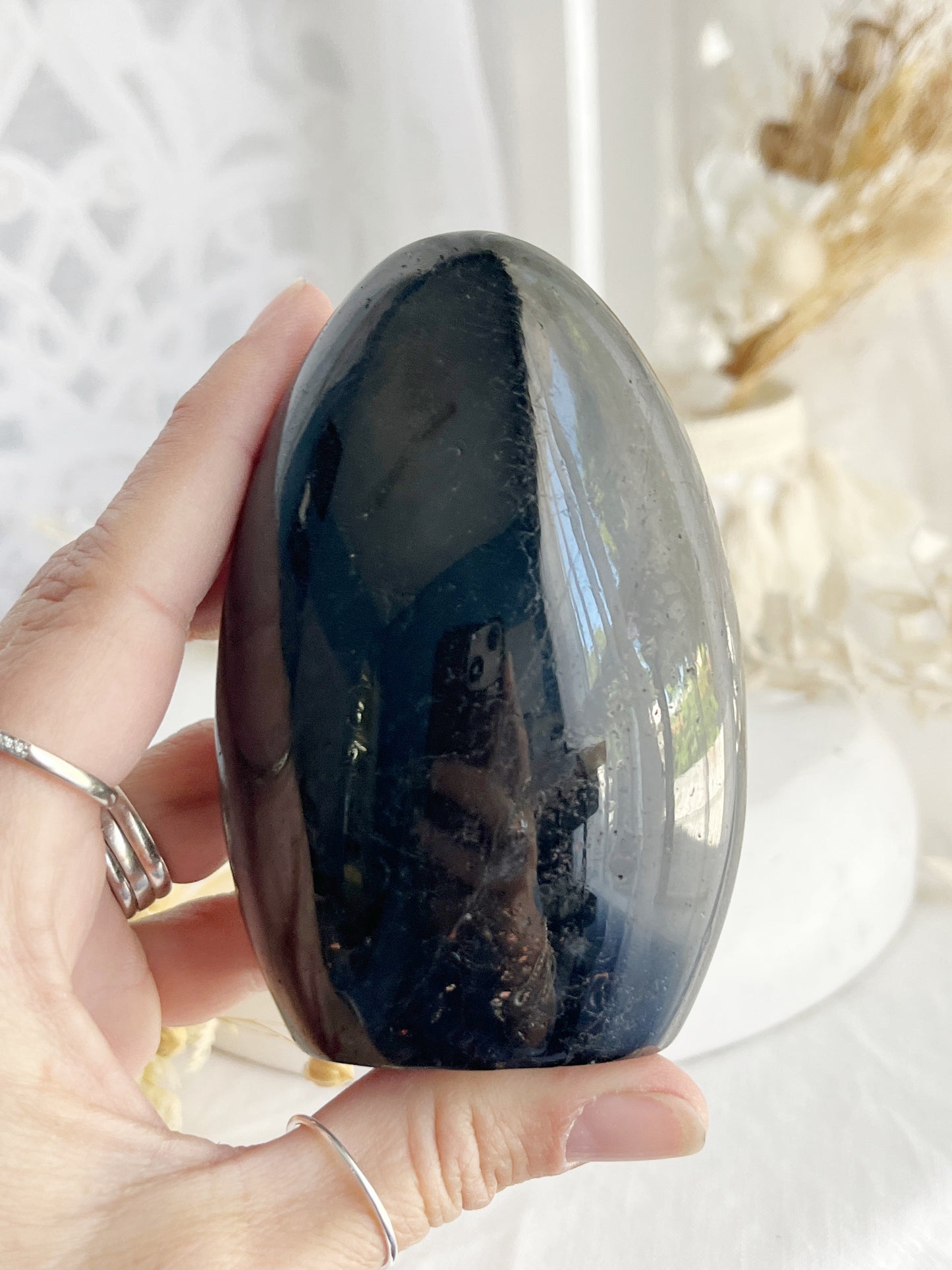 BLACK TOURMALINE DOME || 30442