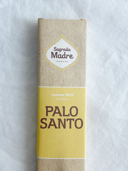 HERBAL INCENSE STICKS WITH PALO SANTO. SAGRADA MADRE. STONED AND SAGED AUSTRALIA.