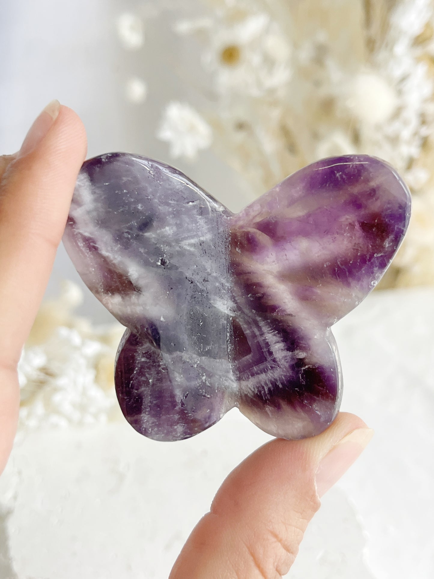 DREAM AMETHYST BUTTERFLY. STONED AND SAGED AUSTRALIA.