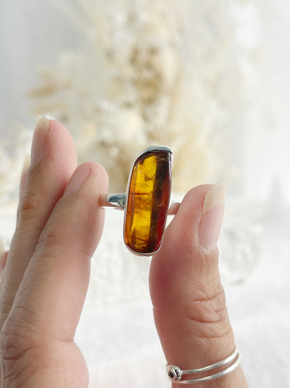 AMBER RING || SIZE 9
