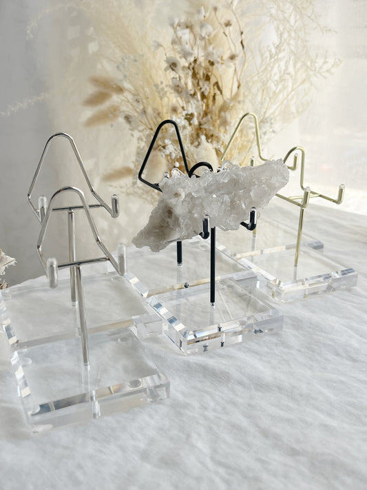ACRYLIC + METAL SPECIMEN STAND
