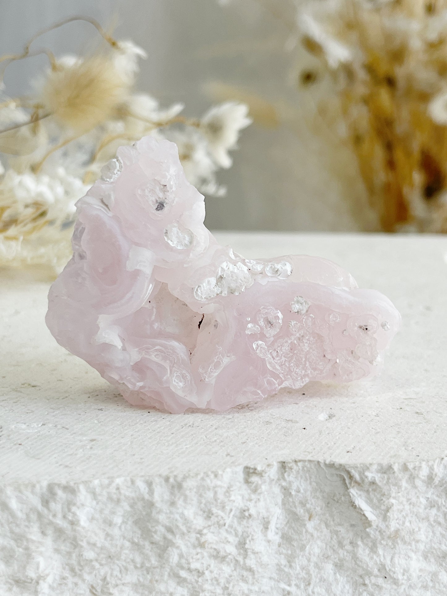 PINK CHALCEDONY SPECIMEN || 31465