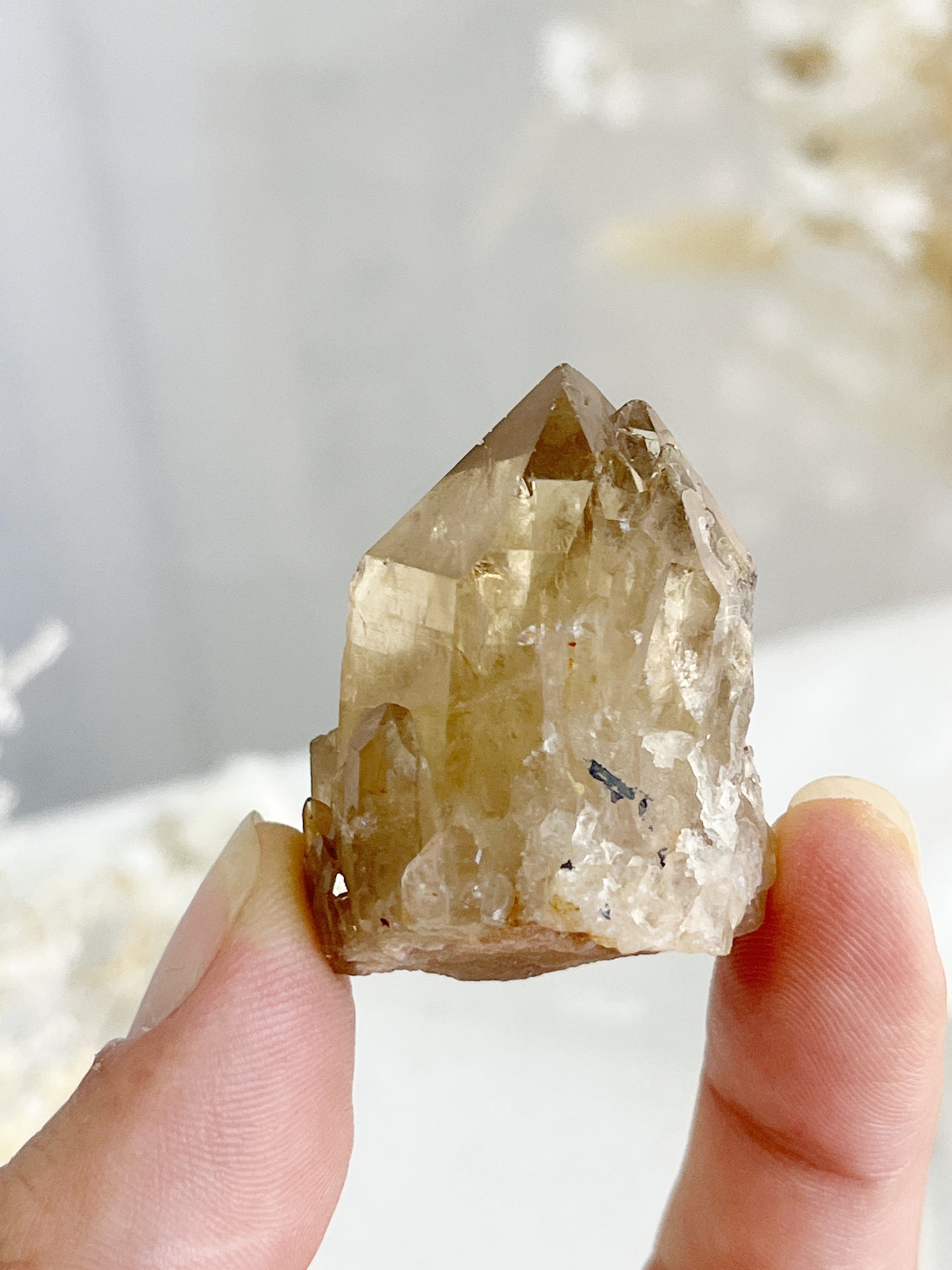 NATURAL CITRINE POINT || 31573