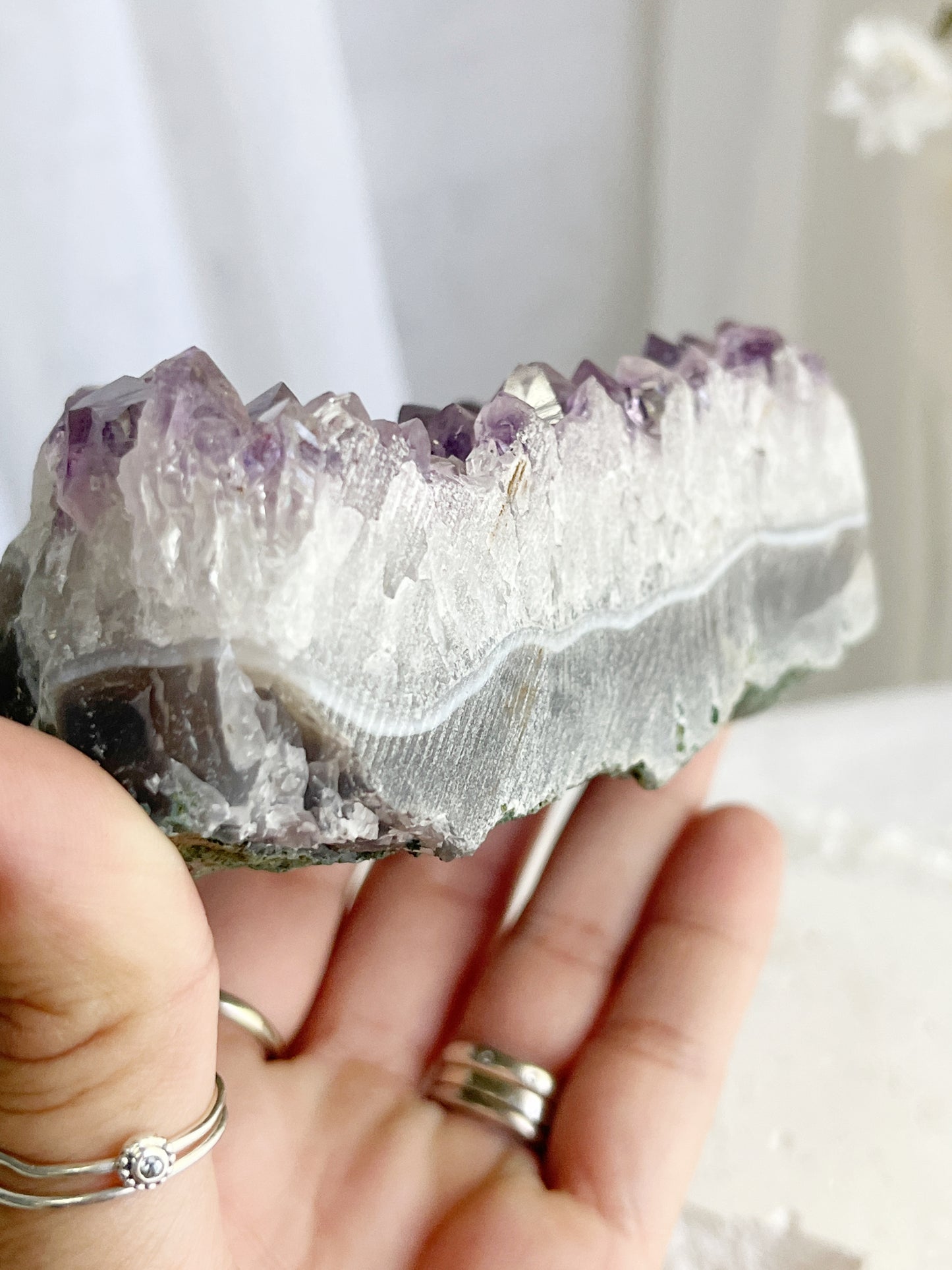 AMETHYST CLUSTER. STONED AND SAGED AUSTRALIA.