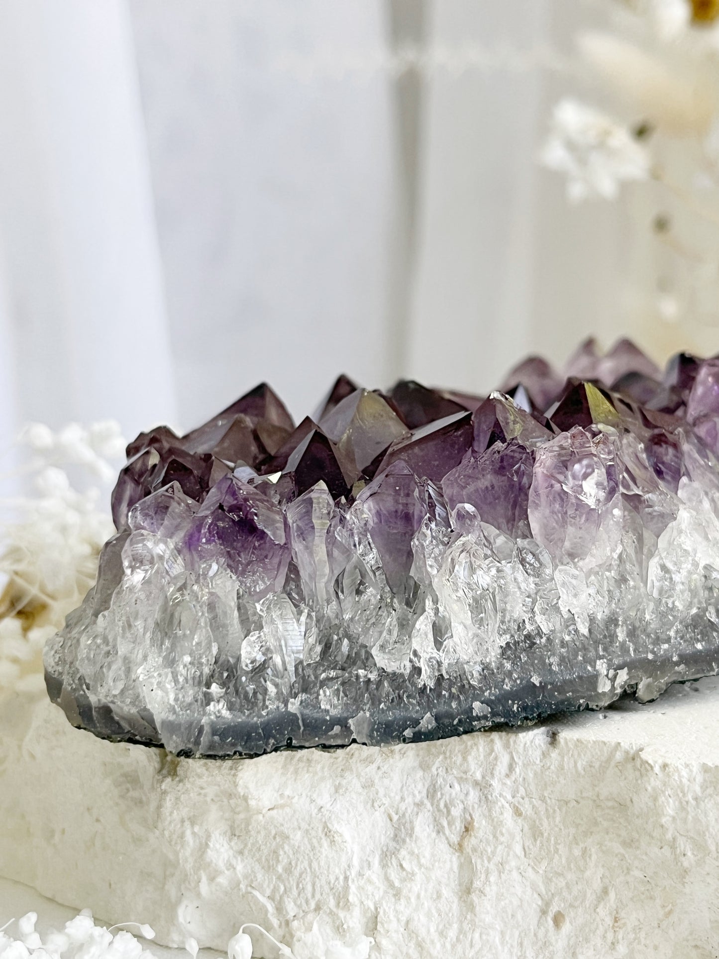 AMETHYST CLUSTER. STONED AND SAGED AUSTRALIA.