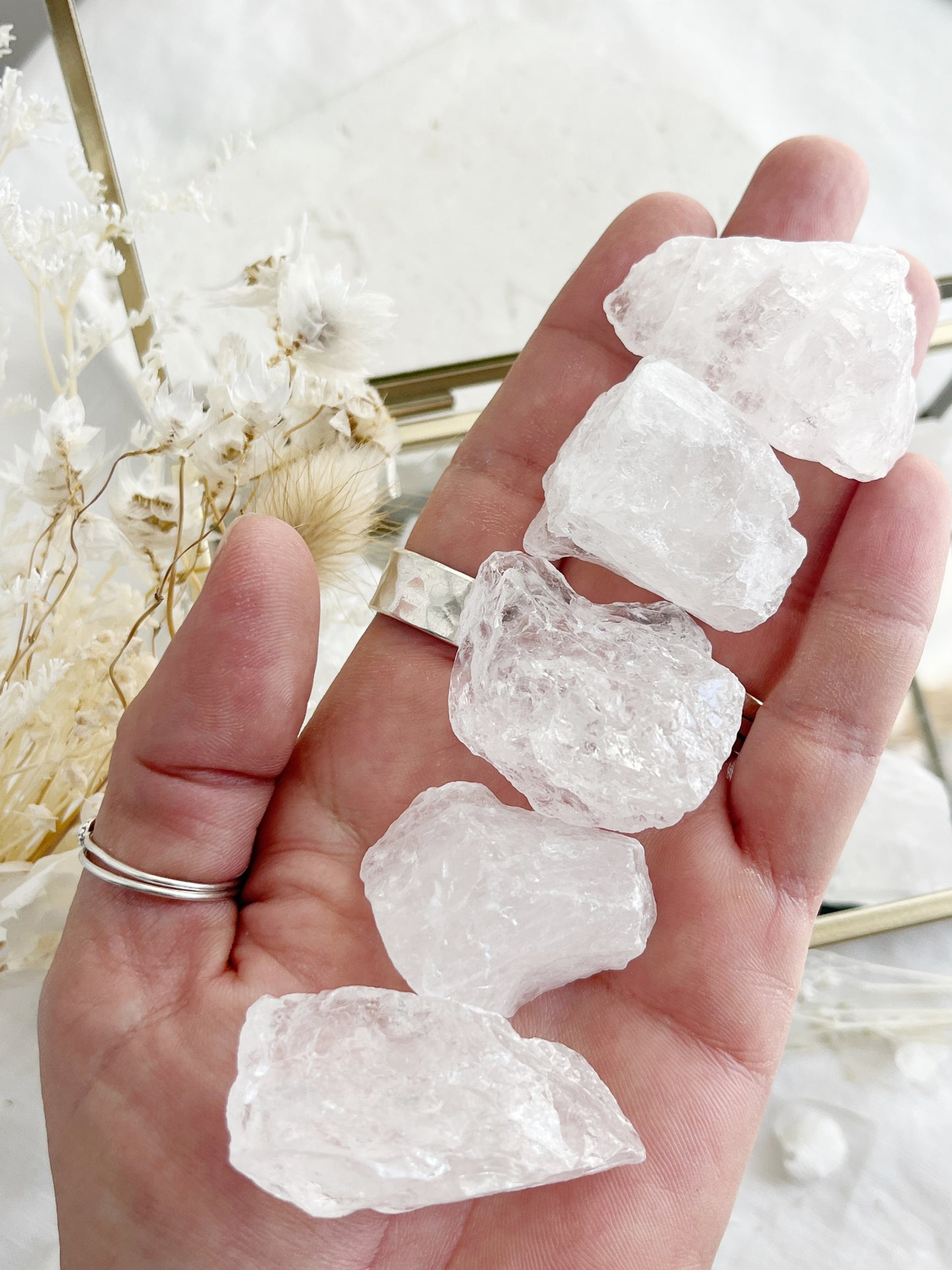 CLEAR QUARTZ ROUGH || INTUITIVELY CHOSEN