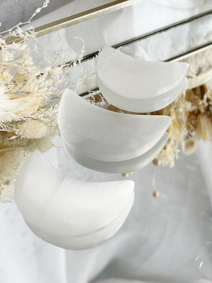 SELENITE MOON STONED AND SAGED AUSTRALIA