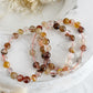 GOLDEN HEALER x FIRE QUARTZ BEAD BRACELET || 8MM INTUITIVELY CHOSEN