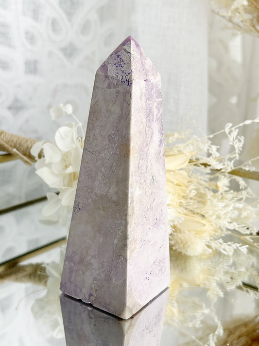 PHOSPHOSIDERITE OBELISK, STONED AND SAGED AUSTRALIA