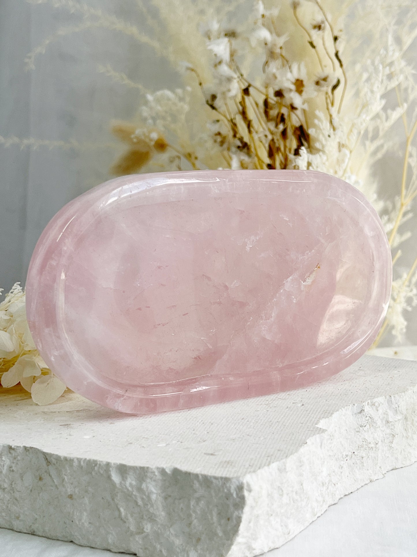 ROSE QUARTZ TRAY || 31752