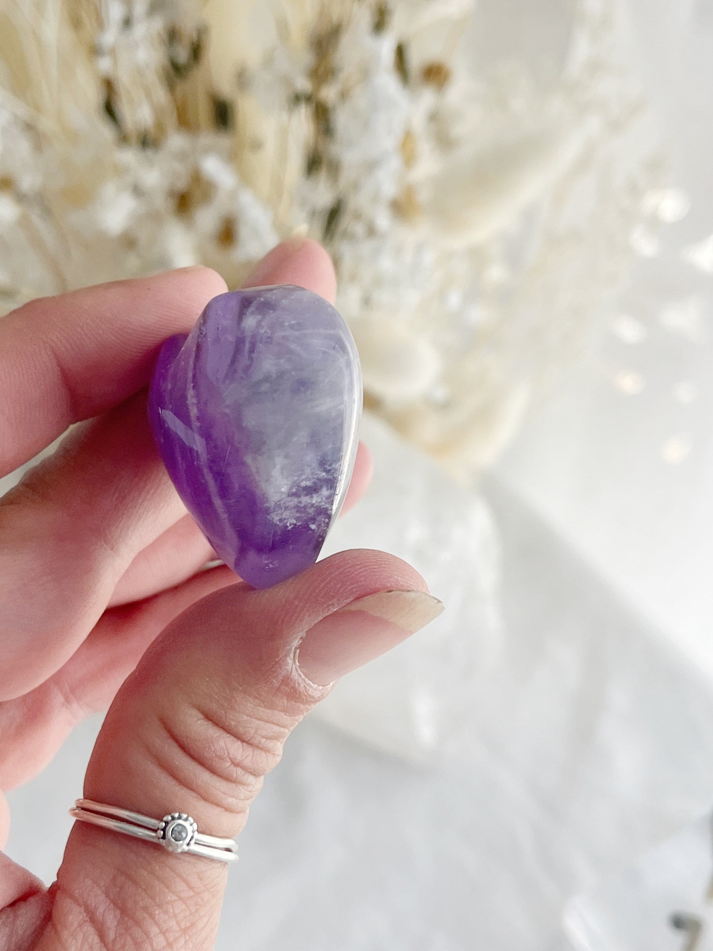 AMETHYST HEART. STONED AND SAGED AUSTRALIA.