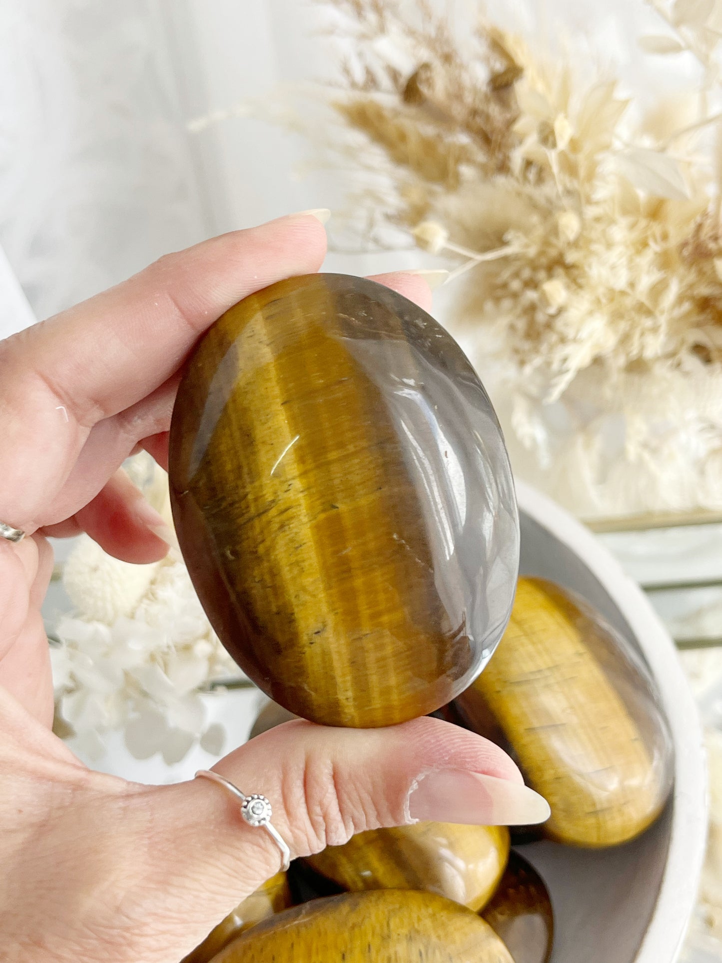 TIGERS EYE PALMSTONE || INTUITIVELY CHOSEN