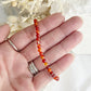 CARNELIAN BEAD BRACELET | 4MM