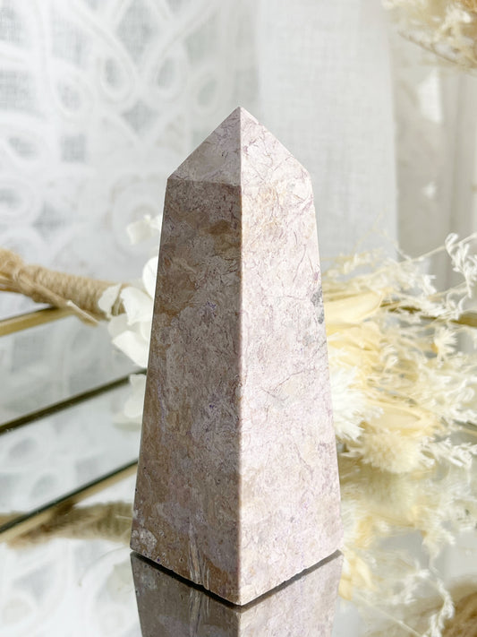 PHOSPHOSIDERITE OBELISK, STONED AND SAGED AUSTRALIA