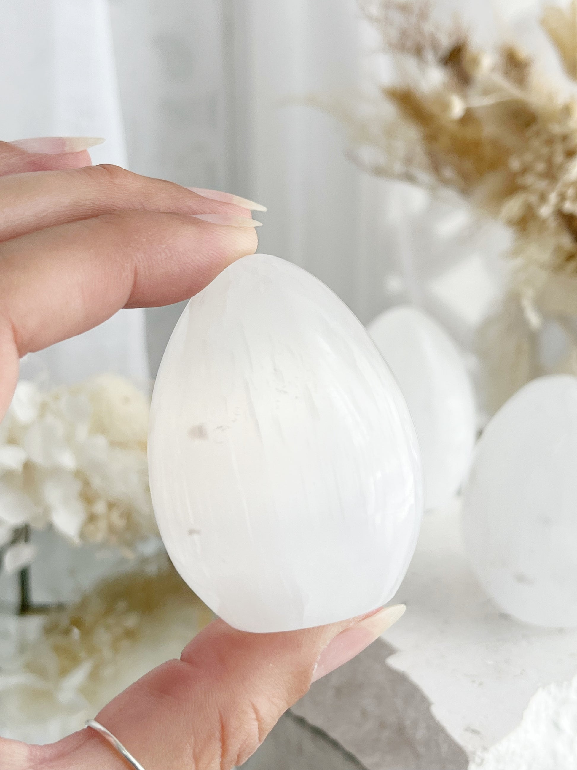 Selenite Egg, Crystal Shop Australia