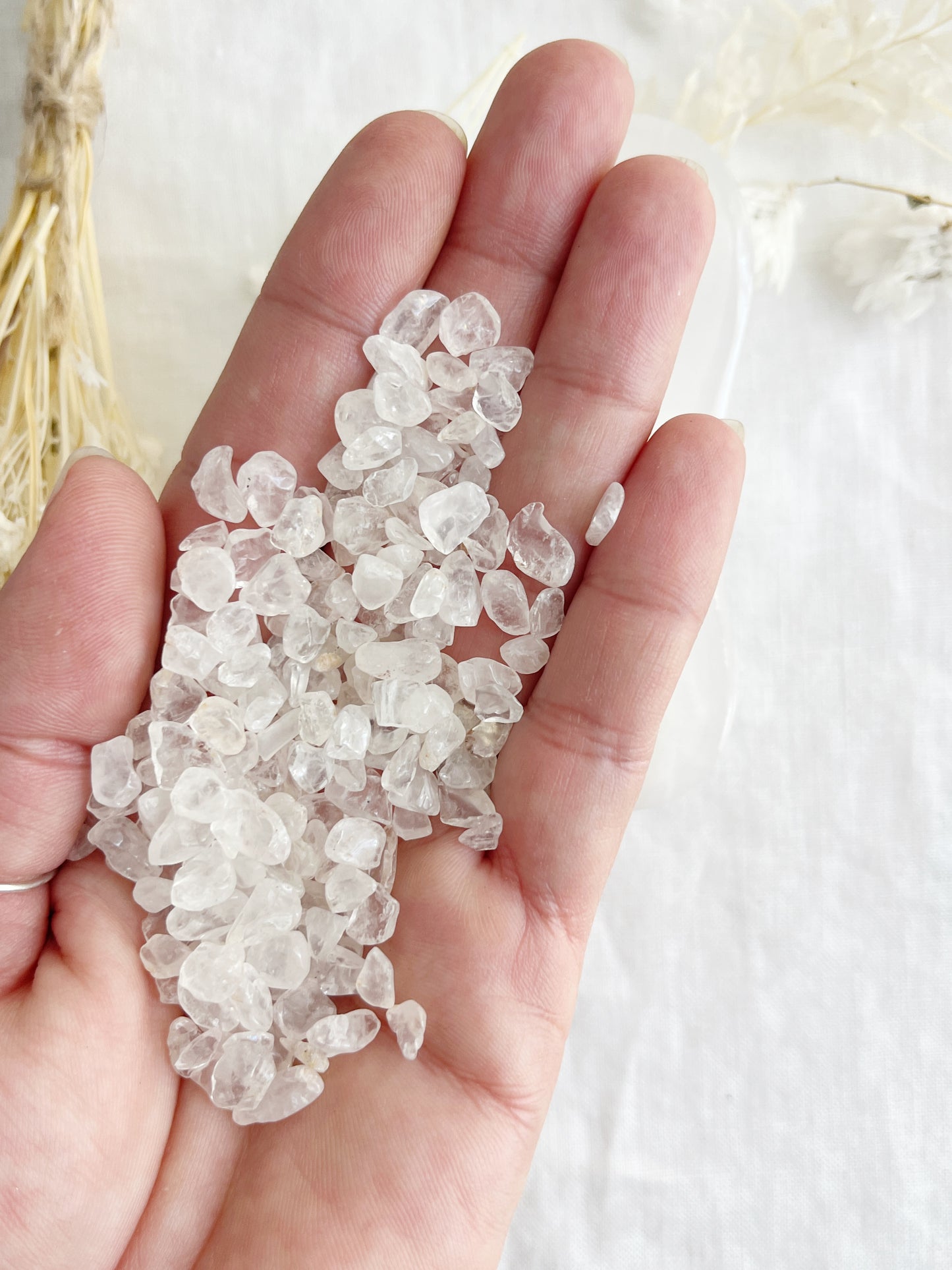 CLEAR QUARTZ CHIPS | 100g