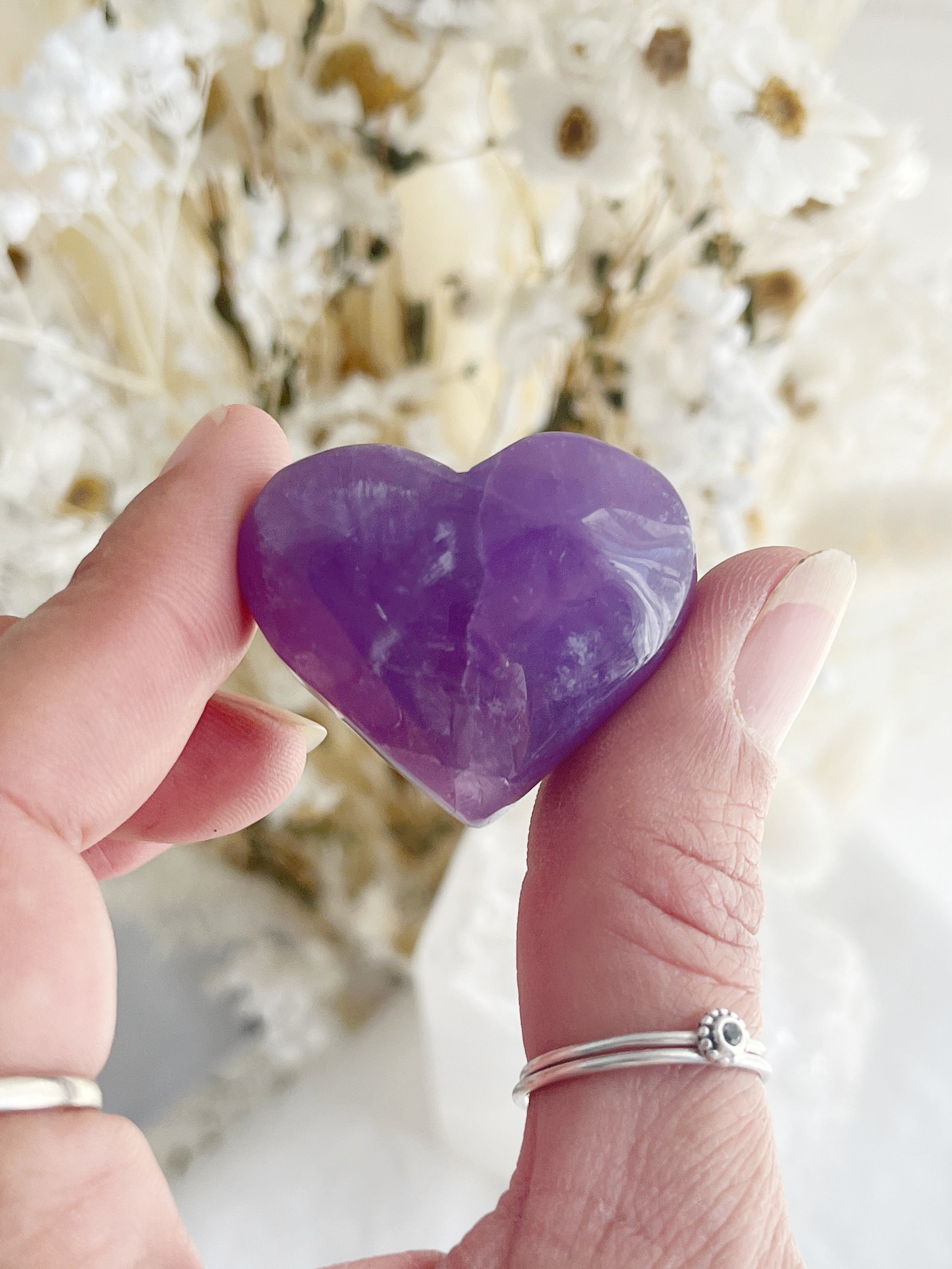 AMETHYST HEART. STONED AND SAGED AUSTRALIA.