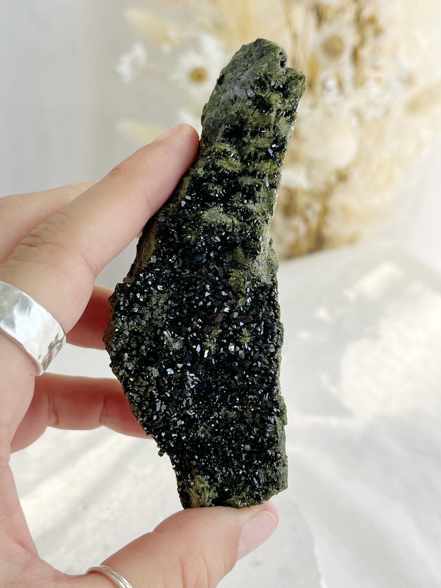 EPIDOTE WITH QUARTZ || 31426