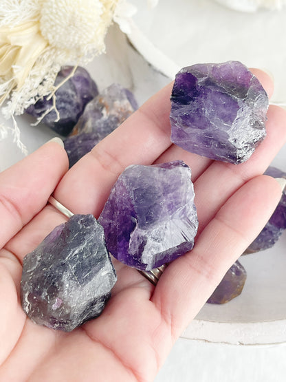 AMETHYST ROUGH || DARK INTUITIVELY CHOSEN