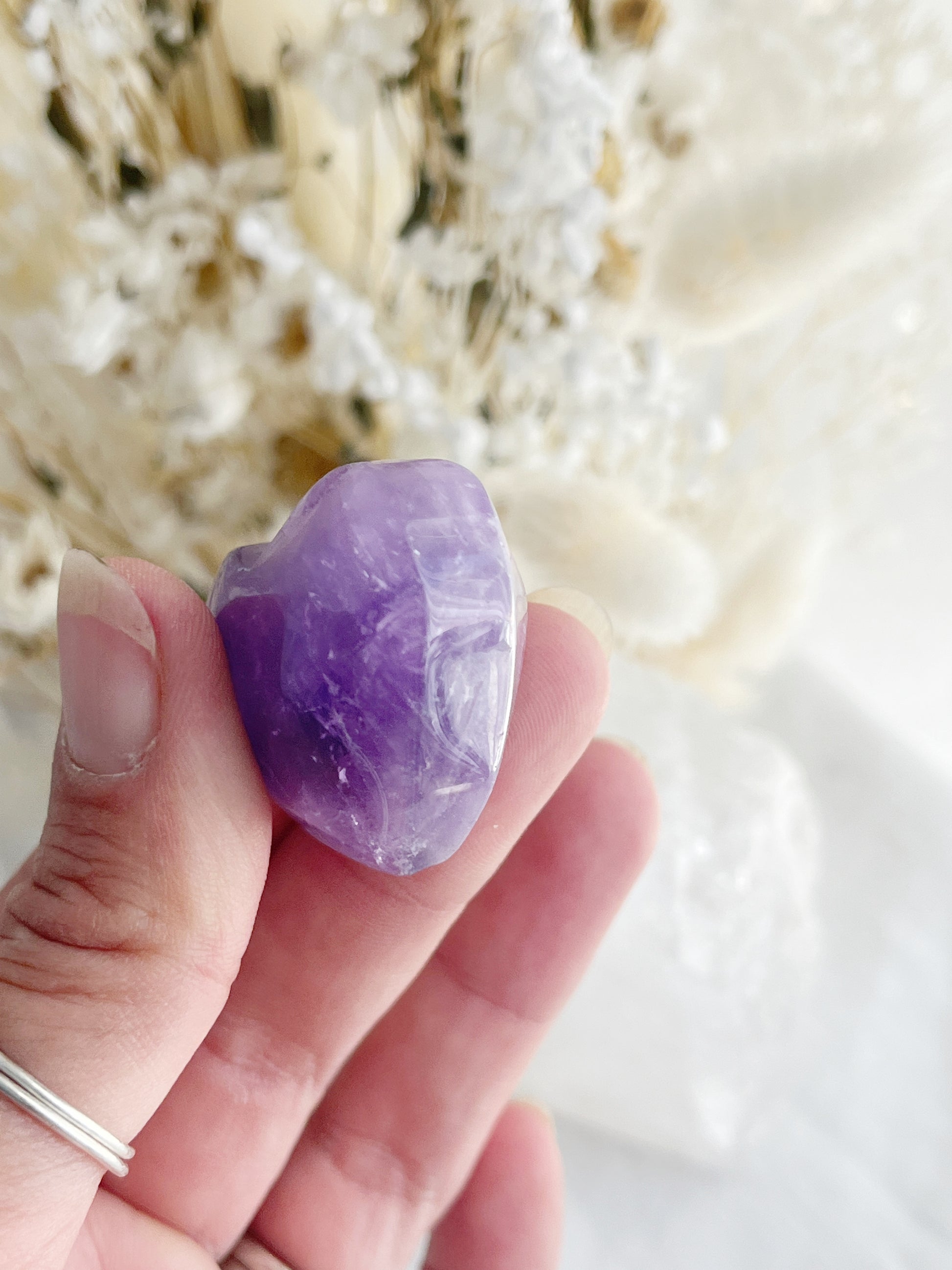 AMETHYST HEART. STONED AND SAGED AUSTRALIA.