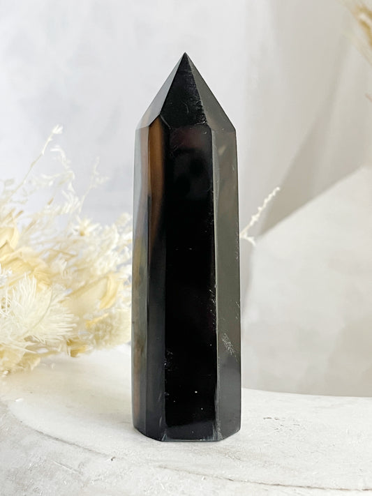 BLACK AGATE GENERATOR, STONED AND SAGED AUSTRALIA