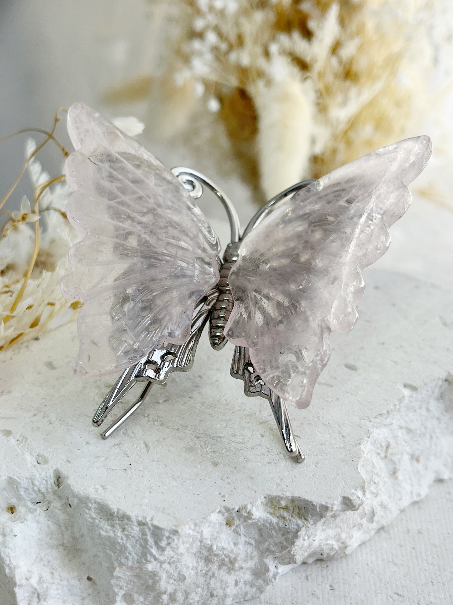 FLOWER AGATE CRYSTAL BUTTERFLY AUSTRALIA SELF GROWTH TRANSFORMATION LOVE HEALING STONED AND SAGED