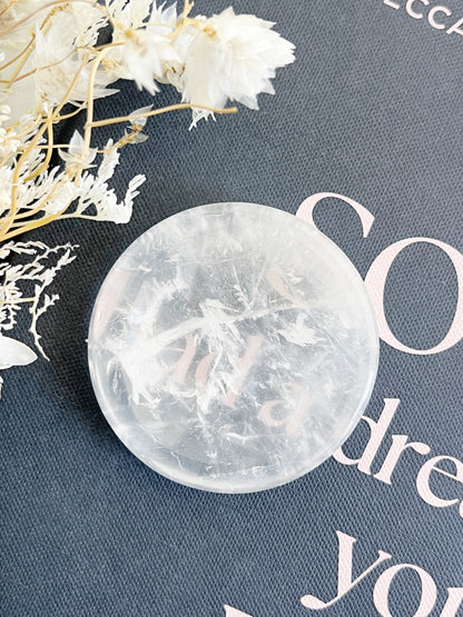 CLEAR QUARTZ MINI DISH || 31010