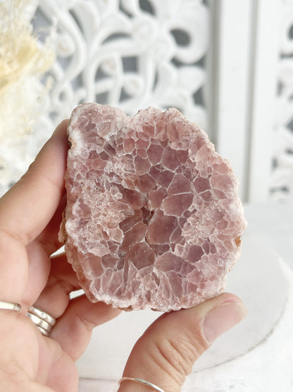 PINK AMETHYST SLICE || 20286