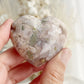 FLOWER AGATE HEART || 31483