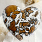 BROWN BRECCIATED JASPER HEART || 31544